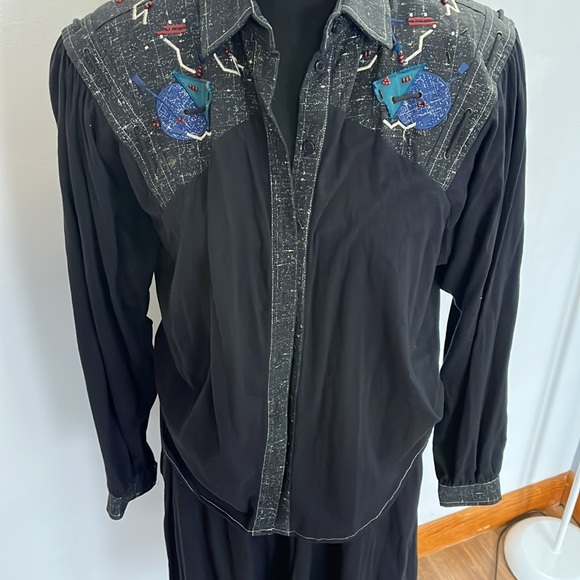 Marc D’alcy Vintage 80’s Western Skirt Set - Picture 4 of 13